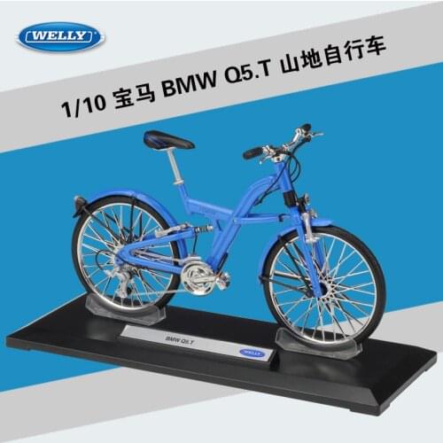 WELLY 1:10 Porsche Audi BMW bike mountain bike road bike simulation alloy bicycle model
