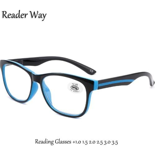 Fashion Men Women Reading Glasses +1.0 1.5 2.0 2.5 3.0 3.5 Spring Hinge Reader Eyewear High Quality Presbyopic Eyeglasses Unisex