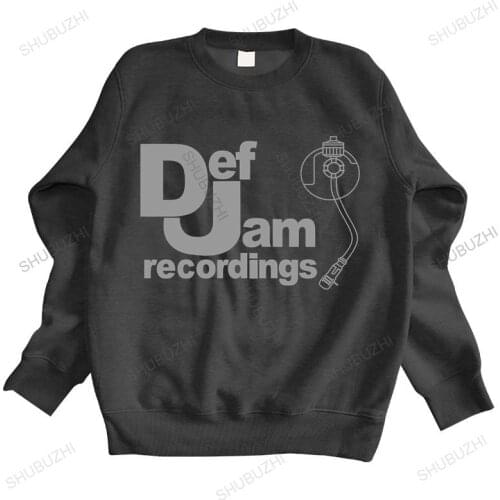 Man crew neck hoodie DEF JAM RECORDINGS hoodies MUSIC Cool Casual pride sweatshirt brand men autumn hoodie drop shipping