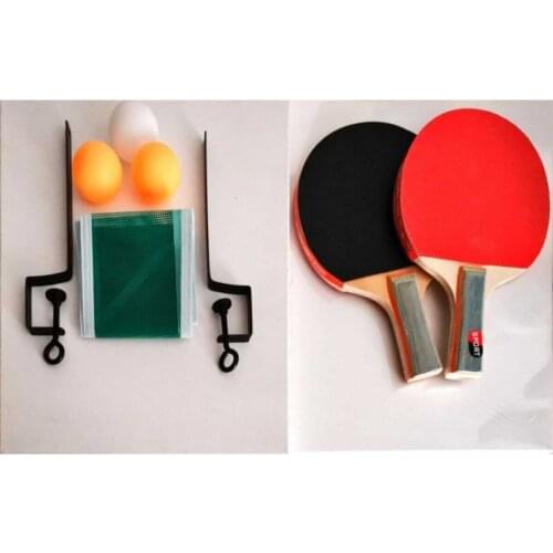 Table Tennis Set 2 Racket 3 Top And Mesh