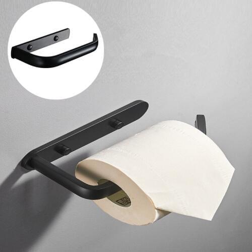 Bathroom Roll Paper Rack Wall Mount Toilet Paper Holder Tissue Storage Shelf Roll Paper Holder