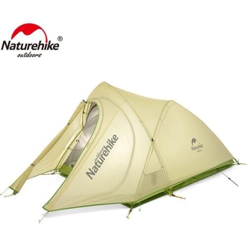 Naturehike Cirrus Ultralight Tent 2 Person 20D Nylon with Silicon Coated Camping Tent with free Mat NH17T0071-T