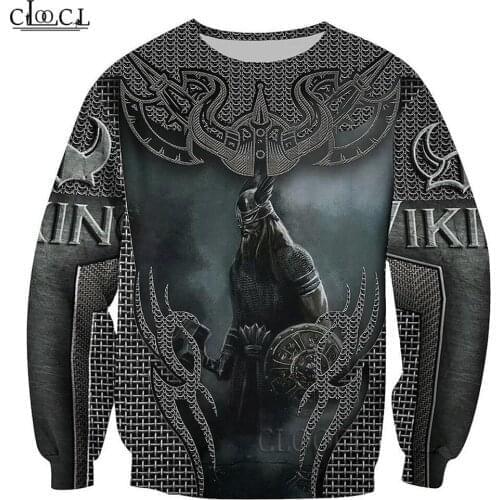 CLOOCL Newest Popular Viking Tattoos 3D Print Men Harajuku Fashion Sweatshirt Unisex Fsahion Pullovers Tops Drop Shipping