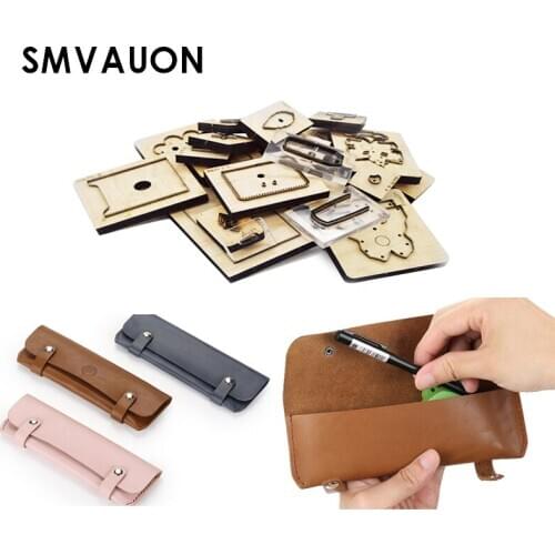 New Cut Dies Wooden Handcraft DIY Pencil Case Knife Mold Leather Punch Tool Suitable For Common Die-Cutting Machines