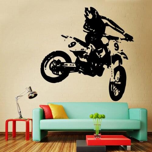 New Design Motorcycle Vinyl Kitchen Wall Stickers Wallpaper Wall Stickers For Kids Rooms Mural Poster