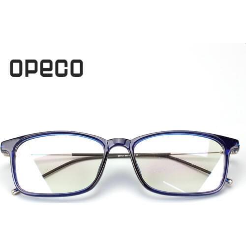 Opeco TR90 mens eyeglasses frame full rim myopia glasses prescription eyewear RX able recipe male spectacles D9114