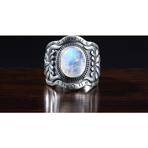 9*11mm 925 STERLING SILVER women Semi Mount Bases Blanks base blank Pad VINTAGE rings ring Setting set diy A4908