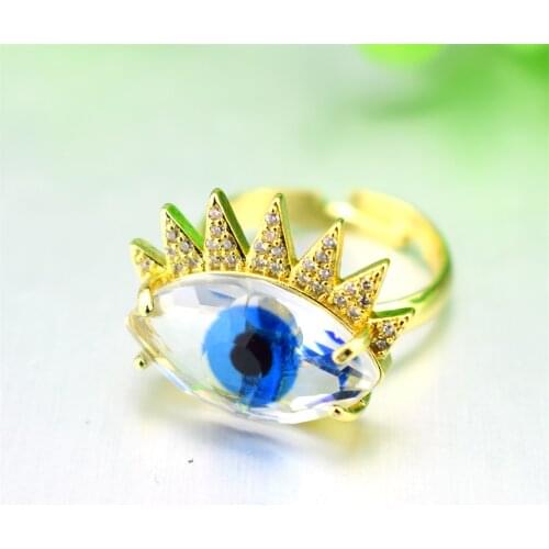 QITIS Rings With Cubic Zirkonia For Women