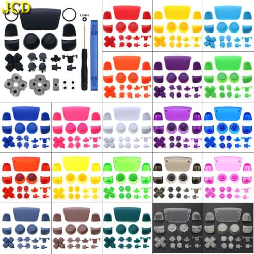 For Sony PS5 Controller Replacement D-pad R1 L1 R2 L2 Triggers Share Options Full Set Buttons W/ Accent Rings Screwdriver Tool