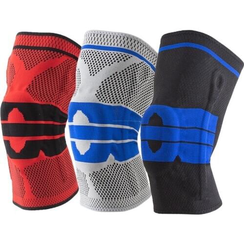 1 Pair Hiking Full Knee Brace Strap Patella Medial Support Strong Meniscus Compression Protection Sport Pads Running Basket