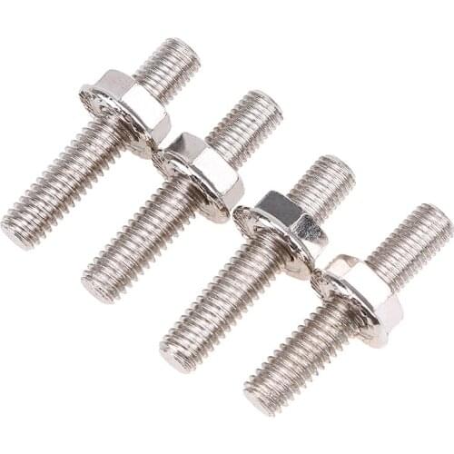 4 Pcs 8mm/0.31" Bolt Universal Motorcycles Exhaust Studs Nuts for 1984-15 Harley Big Twin 1986-15 Sportster XL1200 883 XL TC88