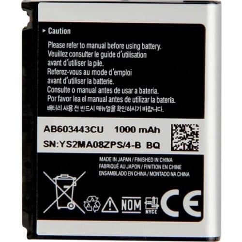 Battery Ab553443Ce For Samsung F490 U700 U708 Z370 Z378 Z560 Z568 Z720 Z728