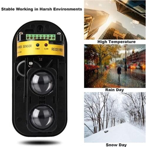 KINGJOIN Active Infrared Outdoor Laser Beam sensor for perimeter protection and intrusion detection