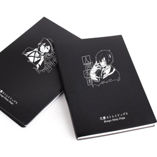 Anime Bungo Stray Dogs Nakahara Chuuya Notebook Separator Book Game Cartoon Spiral Binder Diary Book Stationery Student Gifts