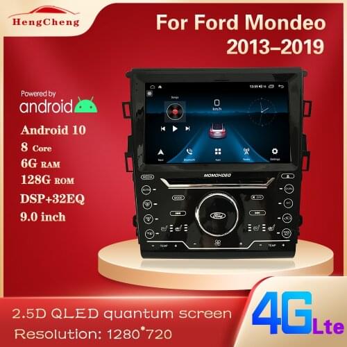 For Ford Mondeo Fusion car smart multimedia player 13-19 Mondeo GPS navigation radio Android 10.0 keep the original car CD
