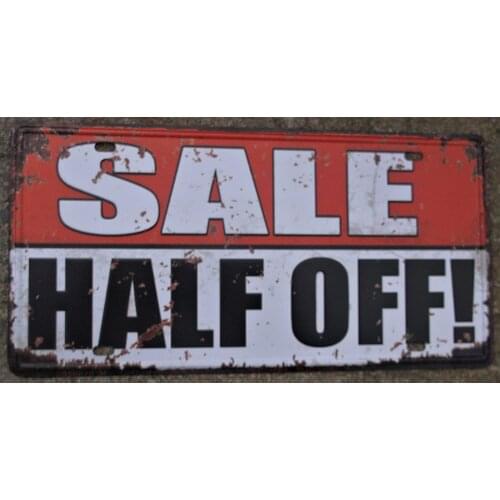 Bless Sale Retro Metal Tin Sign Plaque Poster Wall Decor Art Shabby Chic Gift