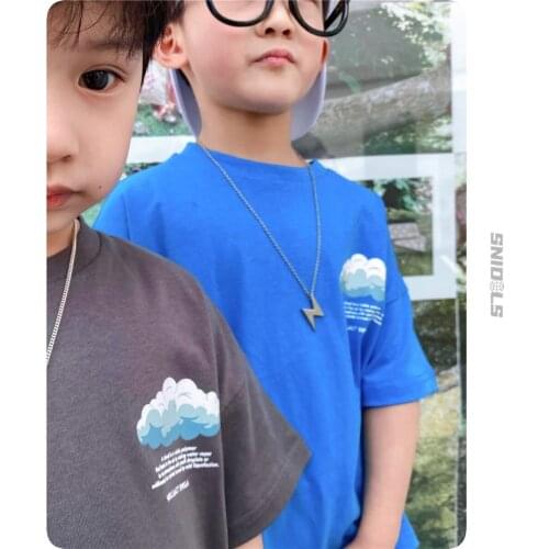 Kids Clothing Boys Childrens Cotton T Shirts 2021 Summer New Baby Fashion Print Short Sleeve T-shirts Boys Casual Loose Tees