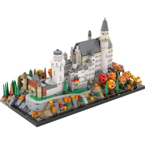 Building Block C4665 Magic New Swanstein Castle Brick Potter Cartoon Toys Brain Game Model Gift For Children