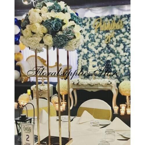 Metal Stand for Floral Arrangement Wedding Flower Stand Gold Wedding Decor Table Centerpiece Event Party Decoration