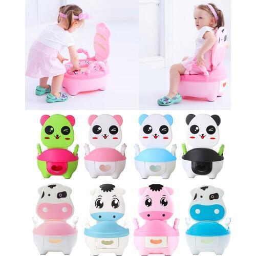 Soft Baby Potty Toilet Training Seat Portable Plastic Infant Potty Trainer Kids Indoor WC Baby Potty Chair Plastic Children Pot