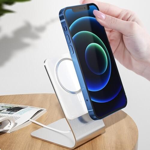 Wireless Charger Stand Desktop Phone Holder For Magsafe Magnetic Charger For IPhone12 /12Pro/12Mini/12Pro Max Base Desk Stand