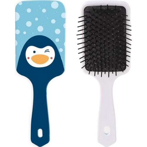 New Cartoon Printing Comb Hairbrush Woman Haircare Combing Massage Hair Brush Barber Accessories Styling Hairbrushes