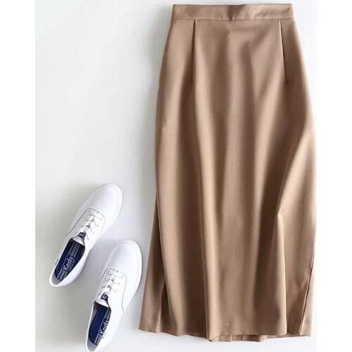 Autumn Skirts Harajuku High Waist Women Sexy Long Skirt Jupe Femme Faldas Korean Saia Midi