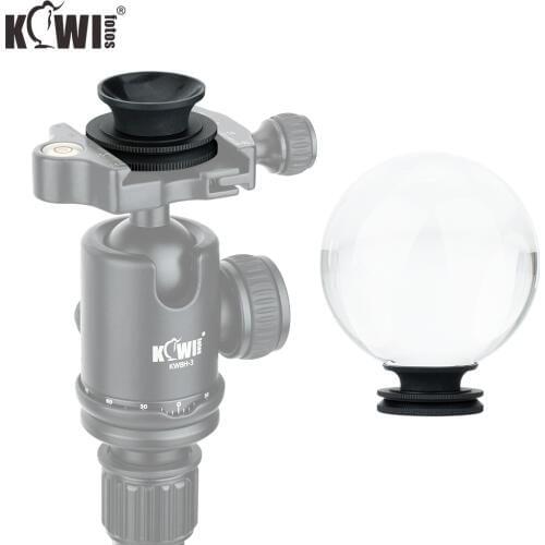 Kiwi Crystal Ball Stand Features 1/4"-20 Female Thread & Arca Swiss Type Plate For Lens Crystal Balls Of 50-100mm Diameter Range