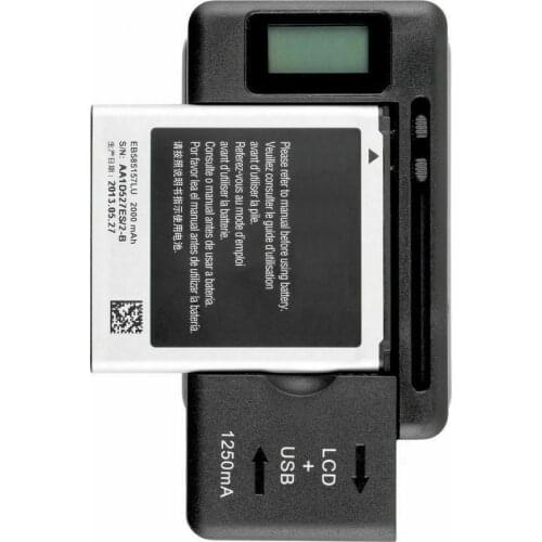 Universal LCD Battery Charger, Travel chargering for Samsung Galaxy S3 S4 S5 Note 2 3 4, Edge, Mega, LG, Huawei, HTC, ZTE, etc