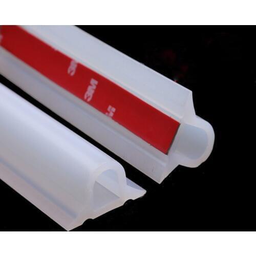 1M/1.2M/2M Kitchen Bathroom Shower Sink Bath Sealing Strip Transparent silicone Self adhesive Waterproof Wall sticker