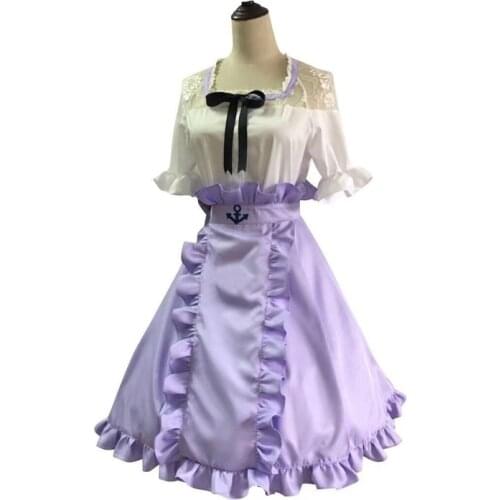 Vtuber Minato Aqua Cosplay Costume Dress Halloween Carnival Party Uniforms YouTuber Outfits Custom Made 11