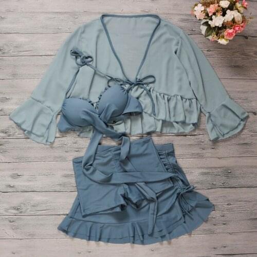 2021 Women High Waist Bikini Set Push Up Bathing Suit Swimming Beachwear Summer Sexy Swimsuit Biquinis Underwire Holiday Wear