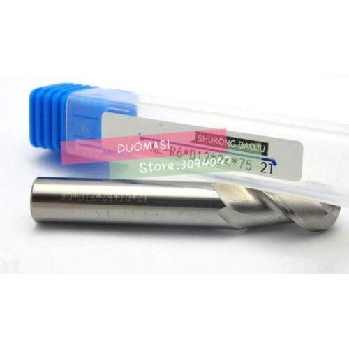 1PCS 2F-R5.0*10*20*75 Aluminum Carbide Ball nose End Mill,CNC router bits, Aluminum carbide cutter,machine, CNC milling tools