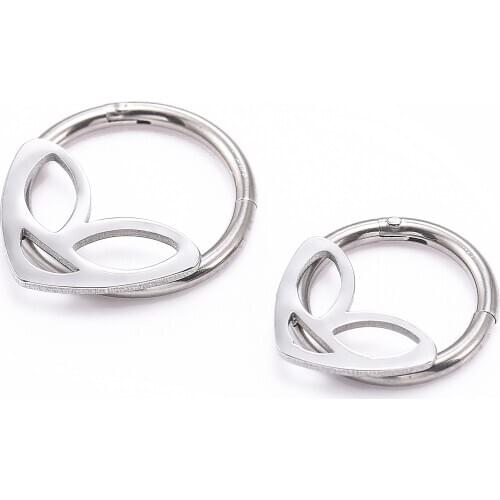 10pcs/lot Free Shipping Seamless Hinged Segment Ring Clicker Cartilage Nose Hoop Ear Cartilage Septum Ring 16G Face New