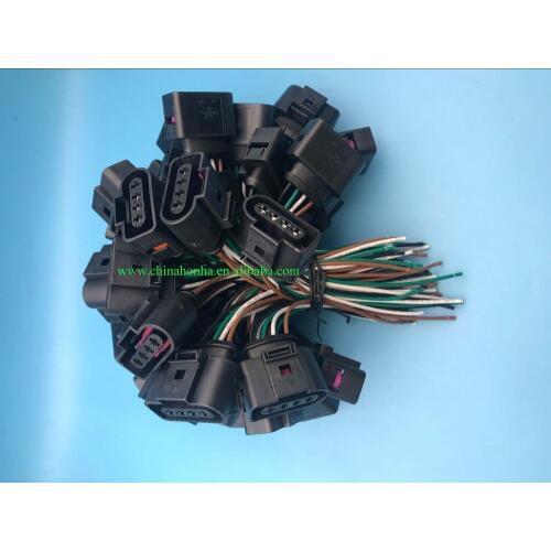 4 Way female 4B0973724 Ignition Coil Connector wire Harness Repair Kit Case 1J0 973 724 1J0973724