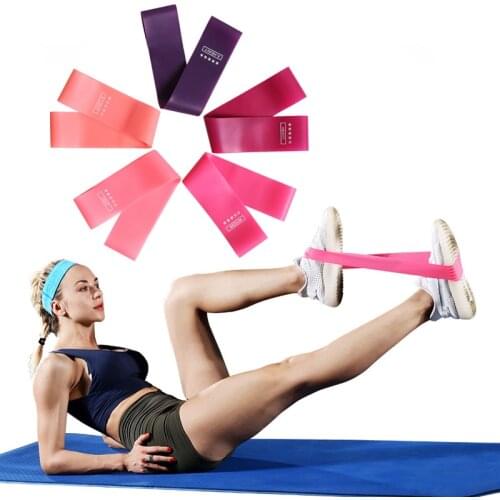 5PCS/Set Elastic Band For Sports Rubber Resistance Bands Yoga Exercise Gum Strength Pilates Crossfit Women Weight Sports
