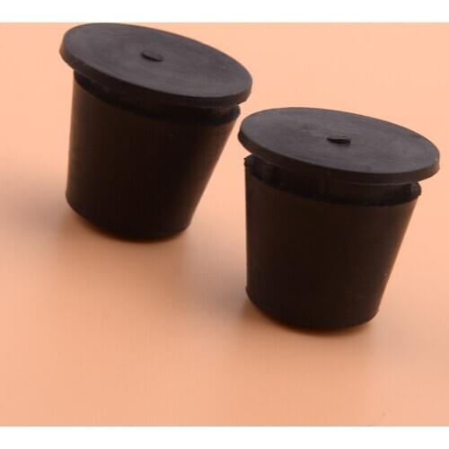 74175-SJA-000 2Pcs Black Car Hood Cushion Bump Stop Rubber Fit For Honda Civic City CRV RL RDX Accord