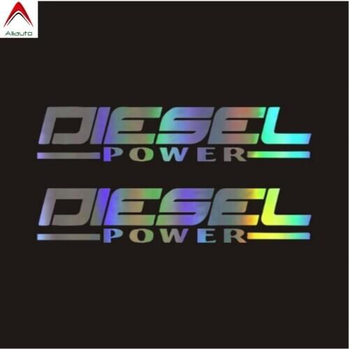 Aliauto 2 X Fashion Words Car Sticker Diesel Power Automobiles Motorcycles Accessories JDM PVC Decal for Chevrolet Lada,15cm*3cm