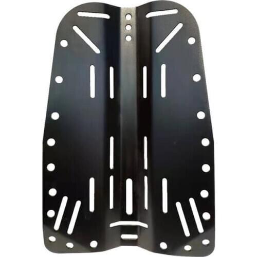 Aluminium Scuba Diving Technique Backplate Diver BCD Plate,Black