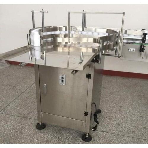 Bottle Accumulate Table Automatic Round Rotary Plastic Glass Bottle Accumulation Device Unscrambler Turntable Feeding Pad