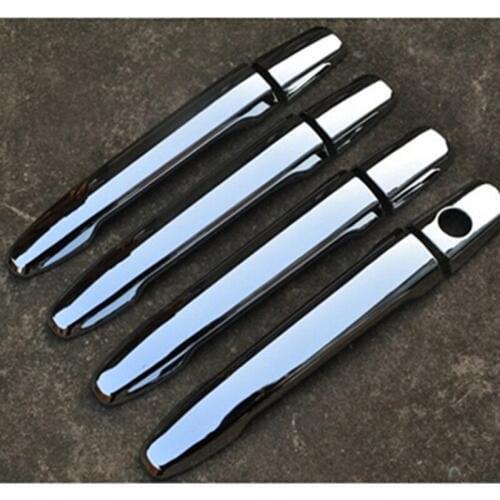Car styling for 2006- 2020 MITSUBISHI OUTLANDER ABS Chrome Door handle Protective covering Cover Trim