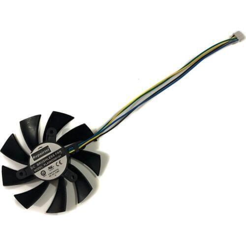 Free shipping PLA09215B12H 4Wire 4Pin 12V 0.55A 87mm cooler fan For MSI N560 570 580GTX HD6870 Graphics card cooling