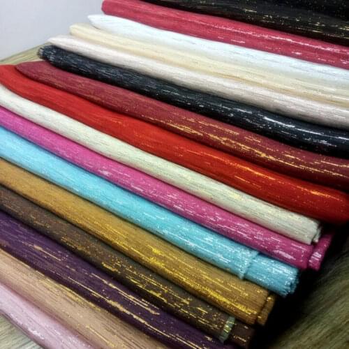 Gown sparkling fabric metallic Flashing cotton fabric shantung silk bridal coat shoe bag curtain wedding cosplay material