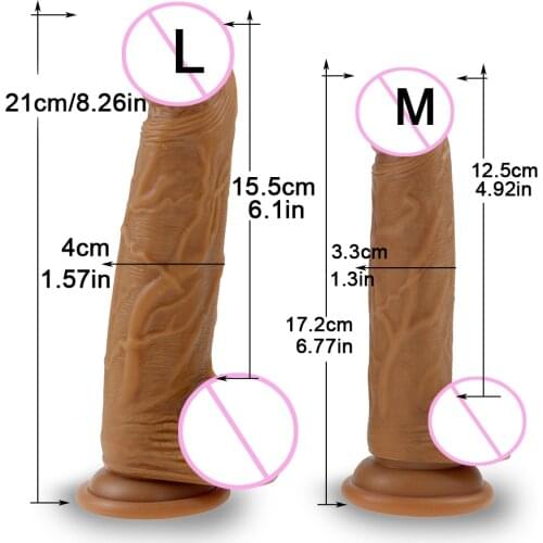 Big Skin color Dildo Penis With Suction Cup Sex Toys for Woman Strapon Female Masturbation Real feeling sex shop