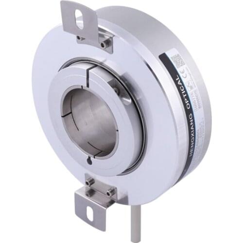 Large hollow shaft encoder K130 incremental encoder hole dia 48mm,55mm,60mm encoder max 65536ppr hgh resolution
