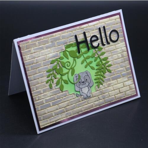 ZhuoAng 2019 new wall hole puppy folder / album decoration card, to create a clear seal supplies