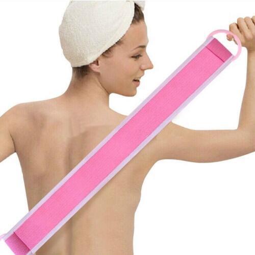 Long Rubbing Bath Brush Sponges Creative Bathroom Body Brush Frosted Polyester Cotton Rub Bath Back Brush Cleaning Shower Towels