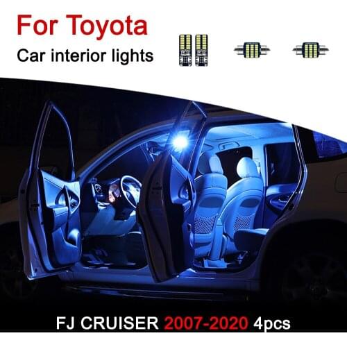 For Toyota FJ CRUISER 2007-2020 Car LED Bulbs Interior lights Trunk Lamp Kit Dome lights Licence plate light Accessories