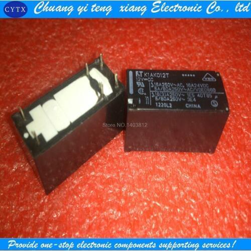 FTR-K1AK012T DC12 16A K1AK012T FTR-K1AK012T 6-pin 16A 12VDC DIP10pcs/lot