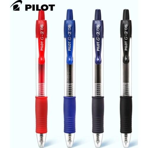 6/9/12pcs Japan PILOT G2 Gel Pen Push-type G Series BL-G2 0.5/0.38mm Quick-drying Gel Pen for Student Office